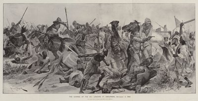 The Charge of the 21st Lancers at Omdurman, 2 September 1898 by Richard Caton Woodville junior